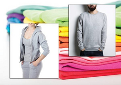 Sérigraphie sur vêtements en coton ouaté fournis - 5 couleurs