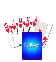 Poker Size Playing Cards - Stock Image Backing