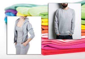 Sérigraphie sur vêtements en coton ouaté fournis - 3 couleurs