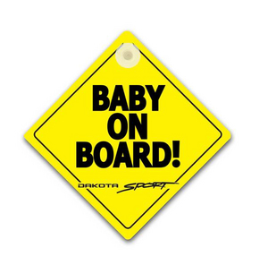 Baby-On-Board Sign - 5" X 5" (square)